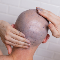 BOTAK exfoliating mask for shaved heads